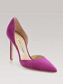 PANTONE Color of the Year 2014 - Radiant Orchid 2014 in Fashion - Manolo Blahnik